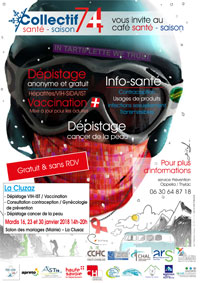Affiche santé saison 74 La Clusaz